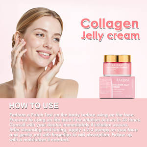 Crema Facial de Colágeno con Logotipo Personalizado, Gel en Crema, Iluminadora, con Niacinamida, Hidratante, Antiarrugas, para el Cuidado de la Piel Rosada - Product Image 5