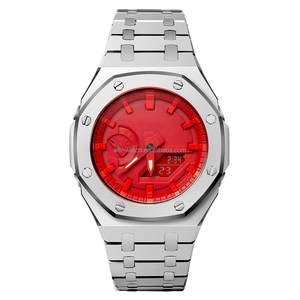 Nouveau Design en acier inoxydable Ga2100 montre Mod Kit accessoires deux tons Surface Compatible pour <span class=keywords><strong>Oak</strong></span> <span class=keywords><strong>G</strong></span> <span class=keywords><strong>Shock</strong></span> <span class=keywords><strong>Ga</strong></span> <span class=keywords><strong>2100</strong></span> - Product Image 4