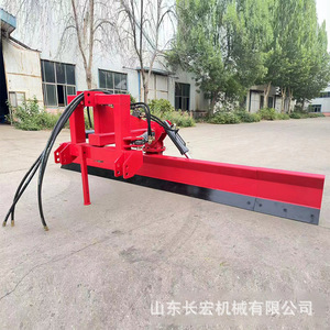Niveleuse hydraulique pour le nivellement des terres, couleur rouge, avec pompe intégrée, facile à utiliser - Product Image 1