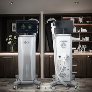 La más nueva máquina de eliminación de tatuajes y vello 2 en 1 de alta calidad portátil 2 en 1 removedor de vello indoloro de doble cabeza - Product Image 1