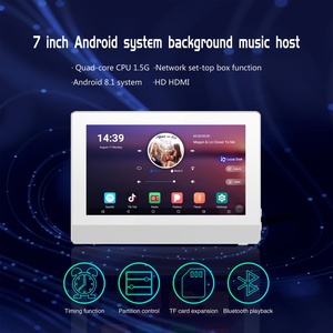 Smart WIFI Audio <b>Stereo</b> Wall Amplifier Full Screen Touch 7-Inch 8-Channel Home Multi Room Sound <b>System</b> Android 8. Aud - Product Image 2