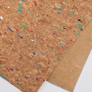 En gros, Tissu en liège rectangulaire à motif mosaïque couleur bois, multi-usages pour sacs à main, bagages, chaussures et tapis de yoga - Product Image 3