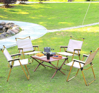 Chaise de jardin pliable Feyan en tissu Oxford épaissi, avec dossier haut en acier, écologique, légère, portable et contemporaine