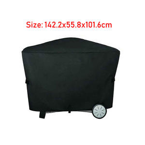 Housse de protection pour barbecue Weber 142,2x55,8x101,6 cm, tissu Oxford imperméable noir, accessoire de protection extérieur - Product Image 4