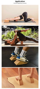 TIANLEICORK Fabricant Grossiste Usine Ensemble Professionnel de Blocs de Yoga et de Squat en Liège Biseauté Haute Densité Personnalisables - Product Image 5