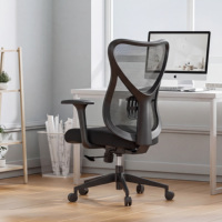 Nouvelle Chaise de Bureau Exécutive Ergonomique Pivotante en Maille pour Ordinateur Domestique, Hauteur Réglable, Garantie 3-5 Ans, Moderne et Confortable