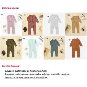 Tutine in morbido bambù per neonati tutine per neonati pigiami in bambù <span class=keywords><strong>vestiti</strong></span> per bambini - Product Image 3