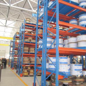 טיפול משטח פלדה מצופה צבע להתאמה אישית מדפים אחסון מדף מדף שירות כבד סלקטיבי עבור ציוד מחסן - Product Image 3