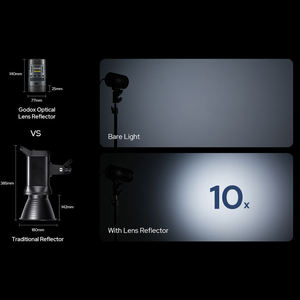 Kit d'éclairage Godox RS60R 2K 2 lumières 60W LED RVB couleur 1800 10000K 14 effets pour tournage de films/vidéos et production de diffusion - Product Image 5