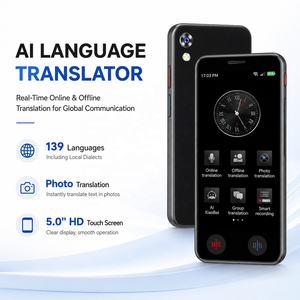 Dispositivo Intelligente di Traduzione Fotografica in Tempo Reale, 139 Lingue, Wifi, <span class=keywords><strong>Mini</strong></span> <span class=keywords><strong>Portatile</strong></span>, Interpretazione Simultanea, <span class=keywords><strong>Traduttore</strong></span> Vocale A40 - Product Image 1