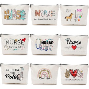 <b>Nurse</b> Cosmetic Bag with Anti-theft Design for Secure Storage of Valuables Personal Care Items Birthday <b>Nurse</b> Survival Kit Bag - Product Image 2