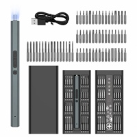 YIYUN Kit de tournevis sans fil USB 66-en-1 avec moteur sans balais, couple de 0,35 N.m, perceuse électrique compacte pour réparations, vente en gros