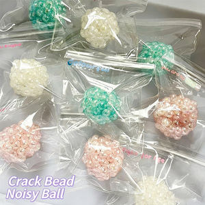 ลูกบอล TPR ทำมือยอดนิยม ลูกบอลเสียงดัง Ienna Ice Beads ลูกบอลกรุบกรอบ ของเล่นออกกำลังกายมือ บรรเทาความวิตกกังวล ของชำร่วยงานปาร์ตี้ ของขวัญสำหรับเด็ก - Product Image 2