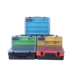 Capacity Double-Layer Fishing Tackle <strong>Box</strong> Multifunctional Fishing Accessory Storage <strong>Box</strong> Portable Fishing <strong>Bait</strong> <strong>Box</strong> - Product Image 2