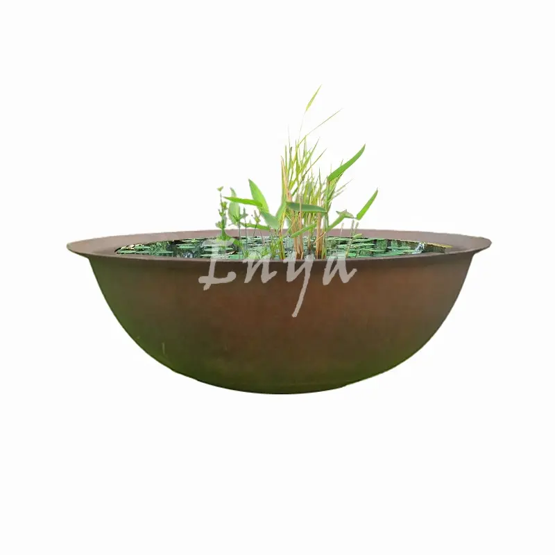 Antigo Extra Grande Tamanho 3.5ft / 5 '/7 pés Enorme Jardim Paisagem Gramado Ao ar livre Fogo Água Característica Ferro Fundido Açúcar Xarope Kettles