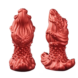 प्रीमियम सिलिकॉन विदेशी आकार के डिल्डो प्लग महिला वयस्क सेक्स खिलौना स्व-आनंद गुदा प्लग - Product Image 4