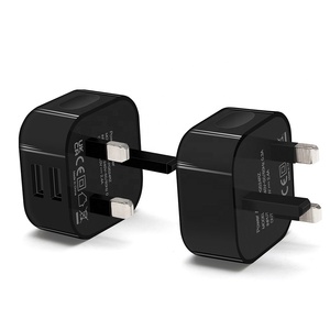 2 Chargeur double port <span class=keywords><strong>USB</strong></span> 5V2.4A Travel <span class=keywords><strong>12W</strong></span> Charger Universal Power Adapter UK Plug for Mobile Phone Charger - Product Image 4