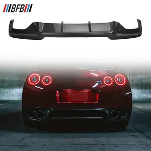 BFB V Style Auto Carbon Fiber Rear Diffuser For 5 Series F10 2012-2016 Rear Bumper Lip