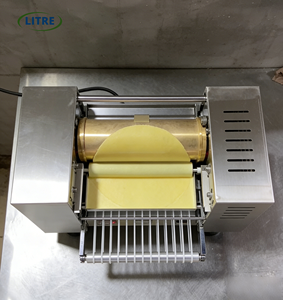 เครื่องทำเครปแบบต่อเนื่อง อุปกรณ์ทำแผ่นแป้งไข่ คุณภาพเยี่ยม สำหรับใช้ในร้านเบเกอรี่ ใช้นม น้ำ แป้ง - Product Image 3