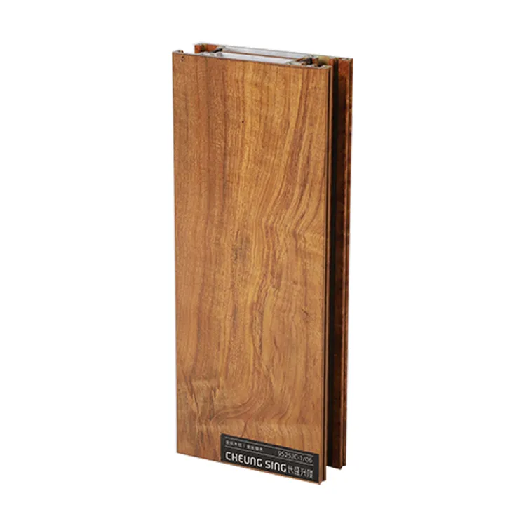 Timber grain aluminium profile for wall/aluminium door profile wood color/wall decor window frame aluminium price per kg