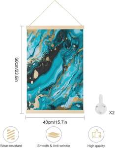 Póster Colgante Personalizado de Entrega Rápida con Barra de Plástico/Aluminio para Colgar en la Pared - Product Image 2