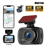 Caméra embarquée intelligente Wi-Fi 4K+4K IPS, enregistrement double avant et arrière, vision nocturne 170°, connectivité smartphone, stationnement, garantie 1 an