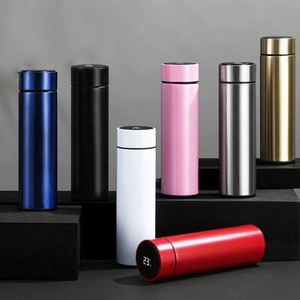 Thermos à double paroi à isolation sous vide numérique 500 ml, gourde intelligente en acier inoxydable avec affichage de la température LED - Product Image 4