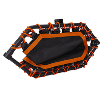 TIANXIN Trampoline hexagonal pliable pour fitness, structure robuste, ressorts silencieux, trampoline d'intérieur de 50 pouces pour usage domestique