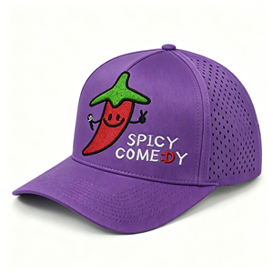 Outdoor Sports Melin Style 5 Panel <b>Waterproof</b> <b>Cap</b> Colorful Hydro Laser Hole Custom Embroidered Logo Hat - Product Image 5