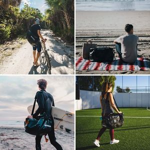 Modische Große Wasserdichte Sport- und Reisetasche mit Fächern für Outdoor-Aktivitäten PVC-Wasserdicht - Product Image 6