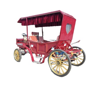 Élégant chariot de tourisme électrique à 4 roues blanc style royal/princesse avec un élégant design dessiné par des chevaux - Product Image 4