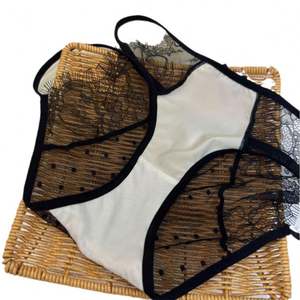 <strong>Sexy</strong> Ladies Fashion <strong>Soft</strong> Mesh with Band Lace at Leg Opening &amp;<strong>amp</strong>; Waist Women Panty - Product Image 5