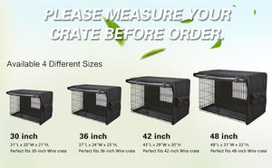 Housse de <span class=keywords><strong>cage</strong></span> pour chien imperméable et durable en tissu Oxford robuste, double porte, poche et fenêtre en filet, housse de caisse pour chien. - Product Image 5