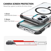 WOWCASE étui de téléphone Premium pour iPhone 16 étui 3M Anti-chute antichoc magnétique étui mobile pour 15 16 pro max 16 plus 16 15 pro