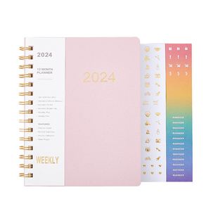 สมุดม้วนแข็งม้วน A5ใหม่2024สมุดออกกำลังกายนักเรียนสมุดโน้ตปรับแต่งได้ทนทานขายส่ง - Product Image 1