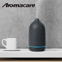 Diffuseur d'huile essentielle d'aromathérapie led 100ml, humidificateur d'air électrique, diffuseur de brume en céramique d'arôme