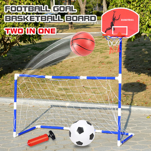 Portería de Fútbol y Canasta de Baloncesto Dos en Uno, Juguete Deportivo Infantil para Interior y Exterior, Juego Interactivo para Padres e Hijos - Product Image 4