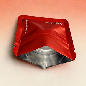 Sac d'emballage pour accessoires de maquillage avec fermeture éclair sur trois côtés, impression numérique personnalisée - Product Image 5