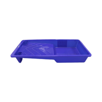 Bac à peinture rectangulaire bleu de qualité industrielle personnalisé de 4 pouces, cadre à dégagement rapide, garantie de 3 mois pour le bricolage, support OEM ODM