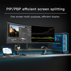 Moniteur LED incurvé 49 pouces 4/5K de haute qualité OEM pour jeux, écran large HDR, fréquence de rafraîchissement 165 Hz, type FHD pour ordinateurs PC - Product Image 2