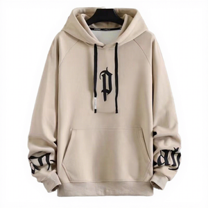 Sweat-shirts à capuche pour hommes en coton épais, imprimés sur mesure, qualité luxe, avec impression numérique en relief, teinture unie, délavés à la pierre et brodés - Product Image 1