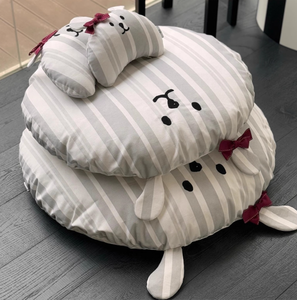 Высококачественный коврик для домашних животных Подушка дышащая Модная стильная кровать для собак и кошек для всех сезонов моющаяся однотонная картонная коробка с узором - Product Image 2