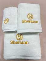 Hotel Special 100% Pure Cotton Embroidered Bath Towel Wholesale Thick Extra Large Super Absorbent Quick-Dry Custom Logo Design