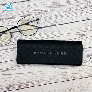 מכירת יצרן מארז משקפי קריאה משולש מחוסמ אופטי מארז משקפיים סט מארז משקפיים מעור לוגו מותאם אישית - Product Image 6