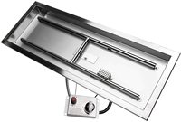 Cheminée à gaz en acier inoxydable 304, Kit de systèmes de contrôle du gaz au Propane, dispositif d'allumage et capteur de couple, livraison gratuite