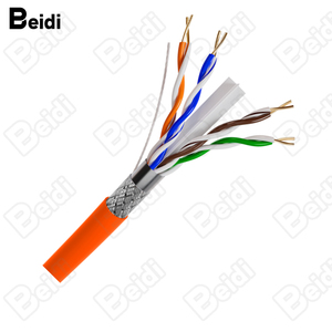 Beidi biểu tượng tùy chỉnh cat6A 23AWG Lan mạng cáp CAT6 CCA Cáp 1000ft 305m trong nhà ngoài trời che chắn SFTP cuộn cáp - Product Image 1