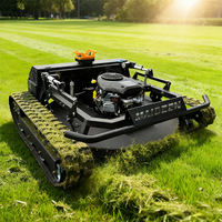 Mesin Pemotong Rumput Robot Kontrol Jarak Jauh Berbahan Bakar Bensin CE EPA, Pengiriman Gratis, Untuk Semua Medan