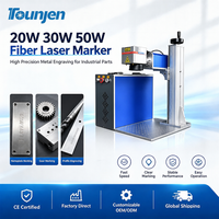 Machine de marquage laser à fibre séparée 20W 30W 50W à alimentation directe usine, graveur laser métallique pour marquage de logos et codes sur pièces industrielles