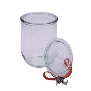 Frasco de Vidrio Sellado Personalizado para Almacenamiento de Alimentos, Mermelada, Miel, Estilo Alemán <span class=keywords><strong>Weck</strong></span>, con Tapa de Vidrio y Clip - Product Image 2