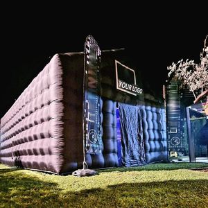 XZ OEM ODM fabrika fiyat küp led ışıkları ile şişme düğün parti su geçirmez sergi çadırları - Product Image 1